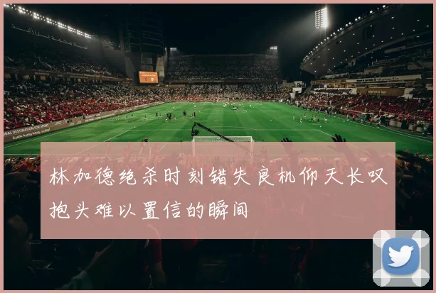 林加德绝杀时刻错失良机仰天长叹抱头难以置信的瞬间